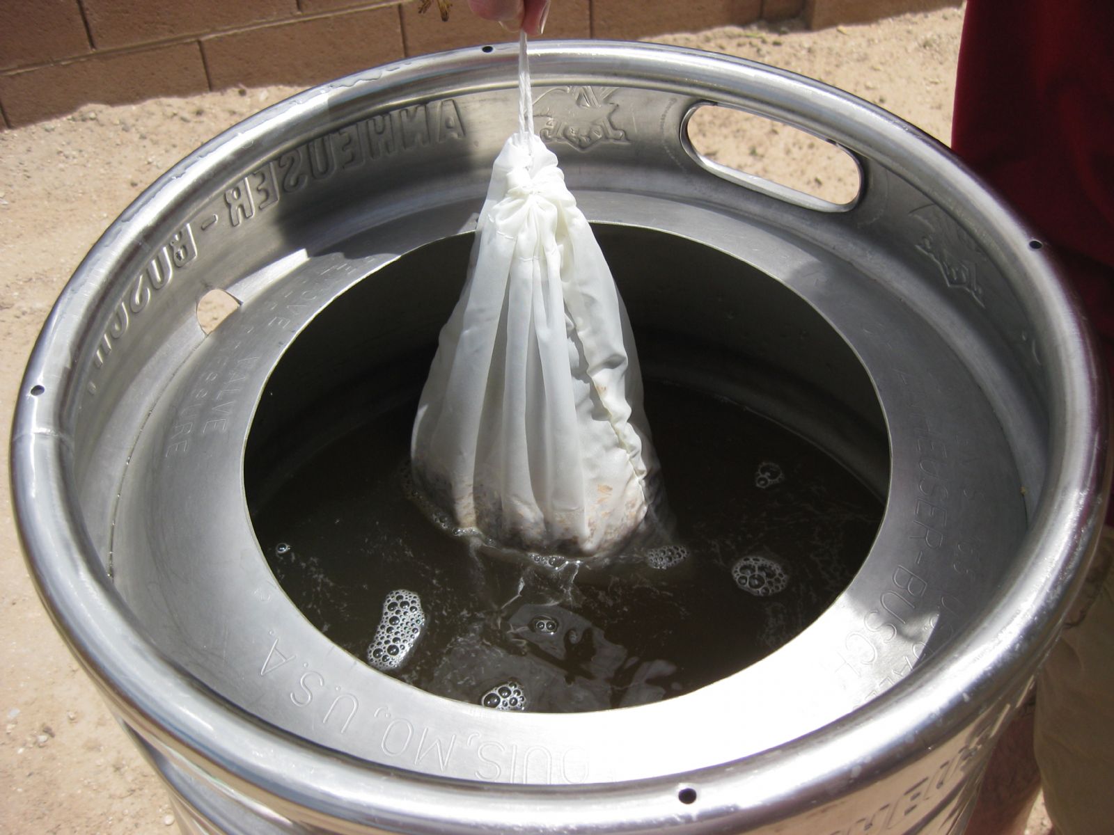 Steeping Grains In Bag